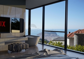 اطلالة بحر وقلعة -فلل فاخرة في مركز الانيا 