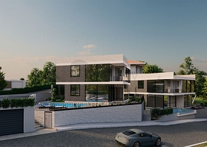 اطلالة بحر وقلعة -فلل فاخرة في مركز الانيا 