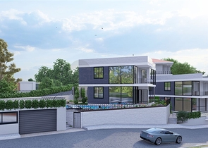 اطلالة بحر وقلعة -فلل فاخرة في مركز الانيا 