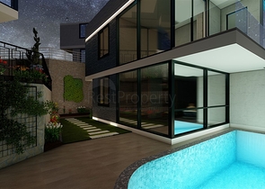 اطلالة بحر وقلعة -فلل فاخرة في مركز الانيا 