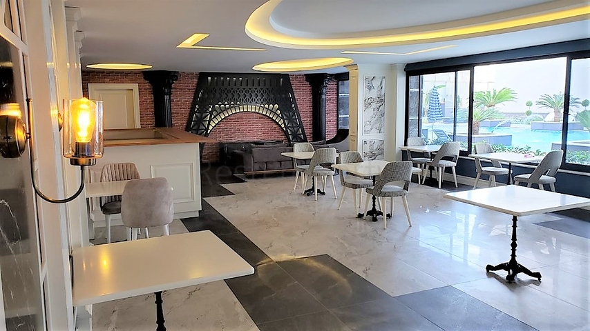 اطلالة بحر - مجمع فاخر - شقة 2 غرفة وصالة - جديدة - في كارجي جاك / الانيا 