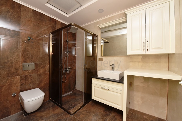 اطلالة بحر - مجمع فاخر - شقة 2 غرفة وصالة - جديدة - في كارجي جاك / الانيا 