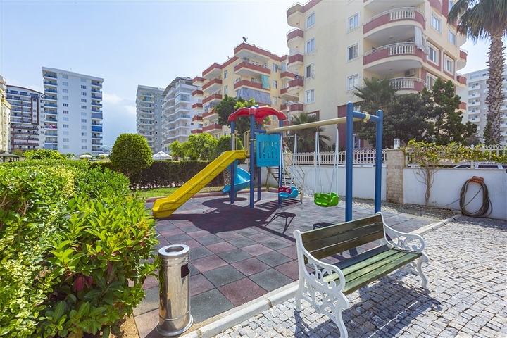 اطلالة بحر - شقة ضمن مجمع فاخر - تصميم 1+1 - في مهموتلار /الانيا 