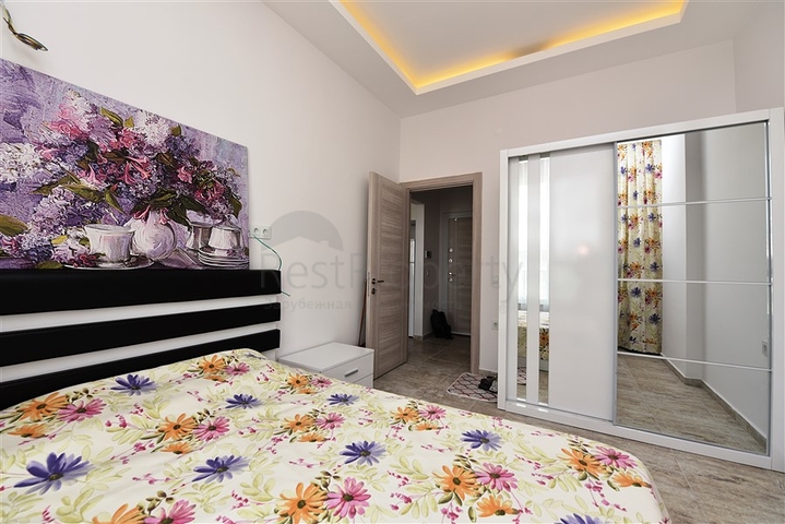 موقع مركزي -شقة غرفة وصالة  -مؤثثة -في مهموتلار / الانيا 