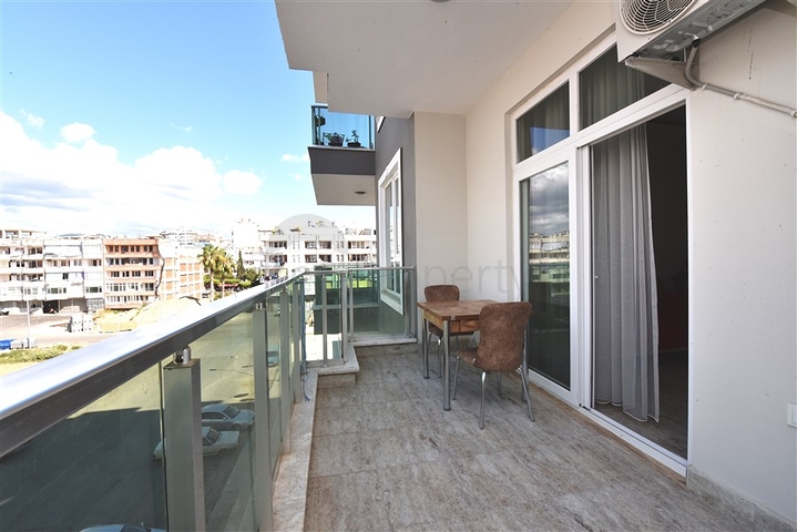 موقع مركزي -شقة غرفة وصالة  -مؤثثة -في مهموتلار / الانيا 