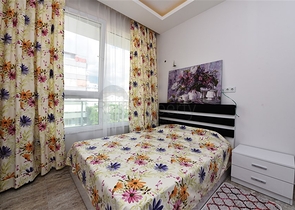 موقع مركزي -شقة غرفة وصالة  -مؤثثة -في مهموتلار / الانيا 