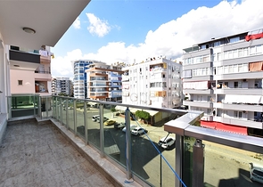 موقع مركزي -شقة غرفة وصالة  -مؤثثة -في مهموتلار / الانيا 