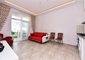 موقع مركزي -شقة غرفة وصالة  -مؤثثة -في مهموتلار / الانيا 