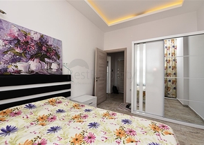 موقع مركزي -شقة غرفة وصالة  -مؤثثة -في مهموتلار / الانيا 