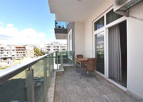 موقع مركزي -شقة غرفة وصالة  -مؤثثة -في مهموتلار / الانيا 