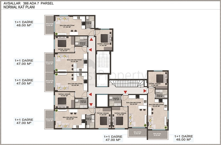 شقق بأسعار منخفضة -اقساط ل 24 شهرا -مجمع جديد -في افسلار / الانيا 