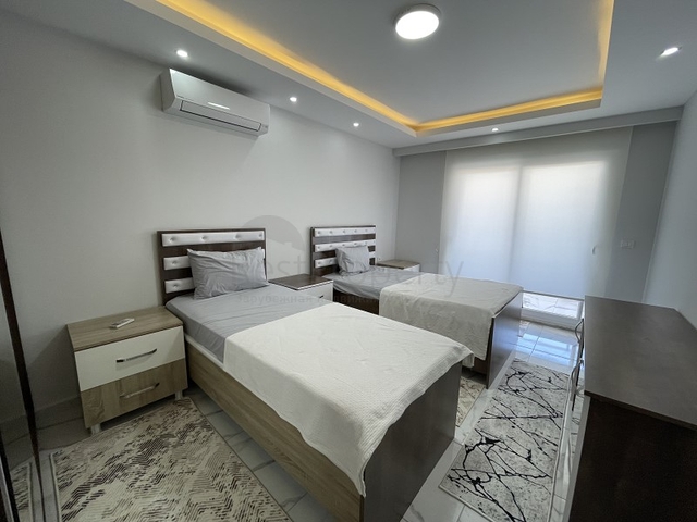 اطلالة بحر - دوبلكس 3 غرف وصالة -جديدة -في مهموتلار / الانيا 