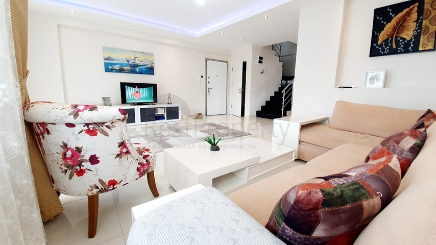 اطلالة بحر - مجمع انيق -دوبلكس 2 غرفة وصالة -في كاستل / الانيا