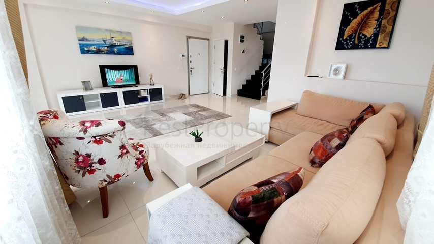 اطلالة بحر - مجمع انيق -دوبلكس 2 غرفة وصالة -في كاستل / الانيا