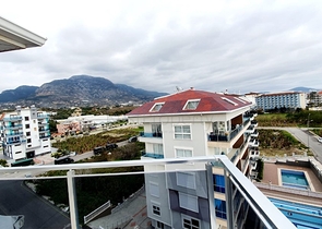 اطلالة بحر - مجمع انيق -دوبلكس 2 غرفة وصالة -في كاستل / الانيا