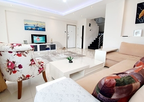 اطلالة بحر - مجمع انيق -دوبلكس 2 غرفة وصالة -في كاستل / الانيا