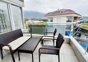 اطلالة بحر - مجمع انيق -دوبلكس 2 غرفة وصالة -في كاستل / الانيا