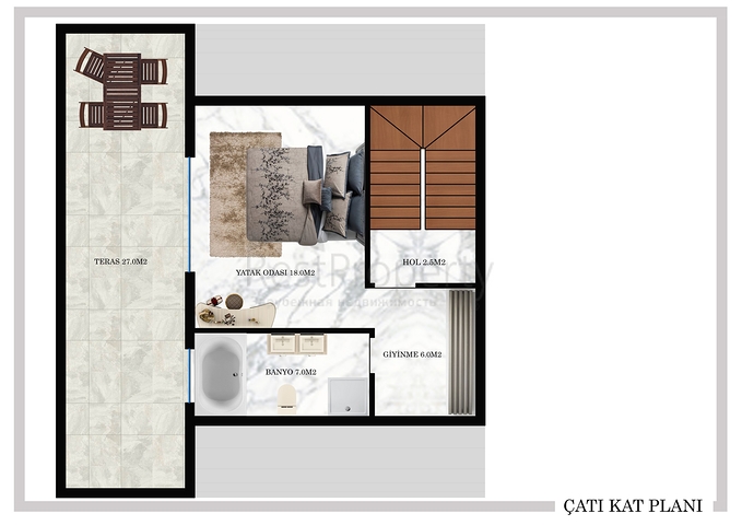 فلل مستقلة قريبة من البحر - مسبح خاص -في كوناكليه / الانيا 