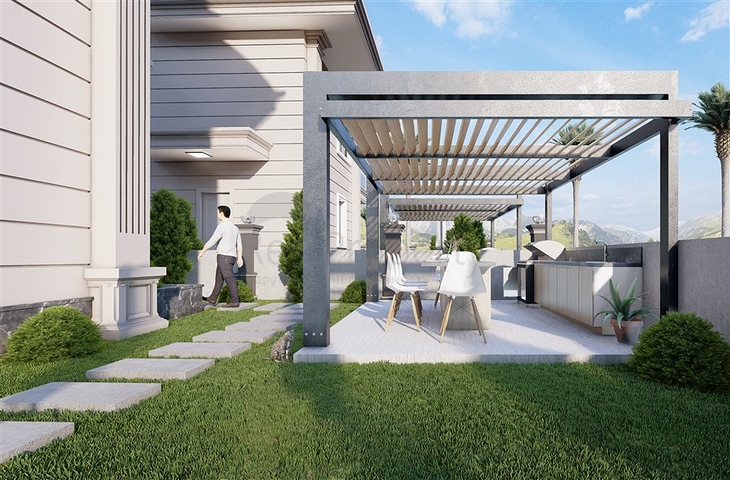 فلل مستقلة قريبة من البحر - مسبح خاص -في كوناكليه / الانيا 