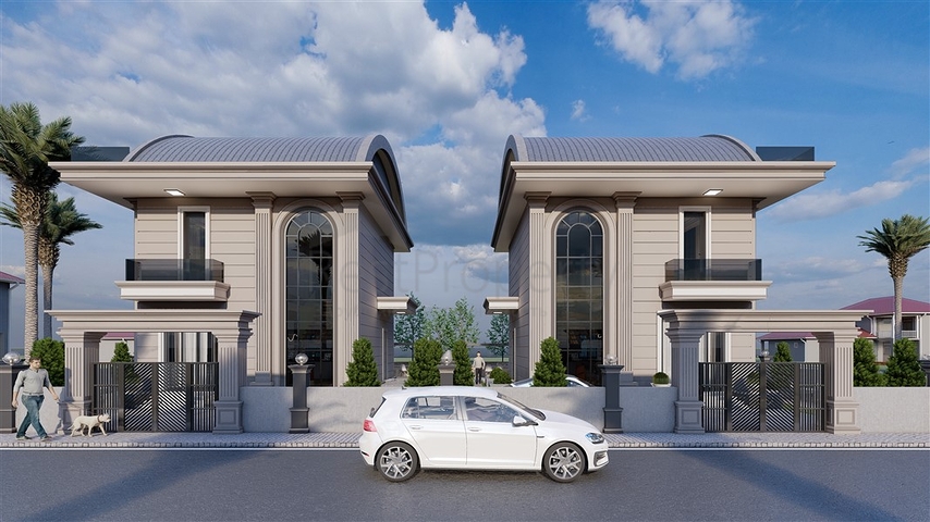 فلل مستقلة قريبة من البحر - مسبح خاص -في كوناكليه / الانيا 