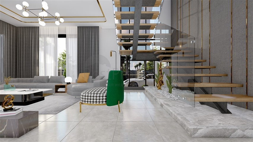 فلل مستقلة قريبة من البحر - مسبح خاص -في كوناكليه / الانيا 