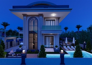 فلل مستقلة قريبة من البحر - مسبح خاص -في كوناكليه / الانيا 