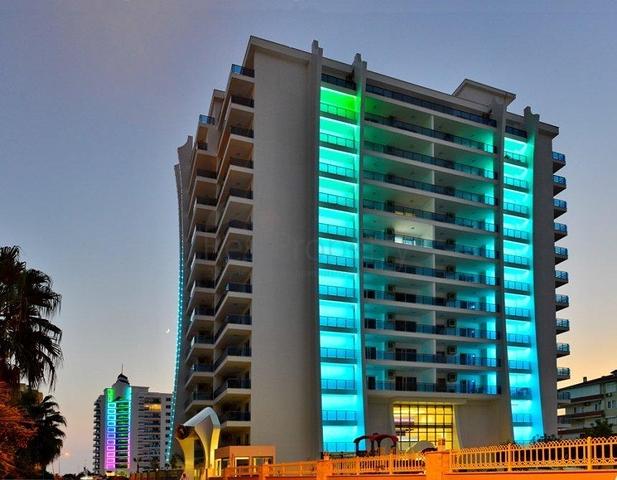 مجمع فاخر - شقة مفروشة -1+1 - في مهموتلار / الانيا 