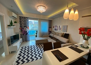 مجمع فاخر - شقة مفروشة -1+1 - في مهموتلار / الانيا 