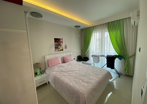 مجمع فاخر - شقة مفروشة -1+1 - في مهموتلار / الانيا 