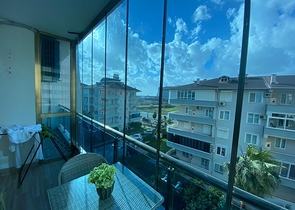 مجمع فاخر - شقة مفروشة -1+1 - في مهموتلار / الانيا 