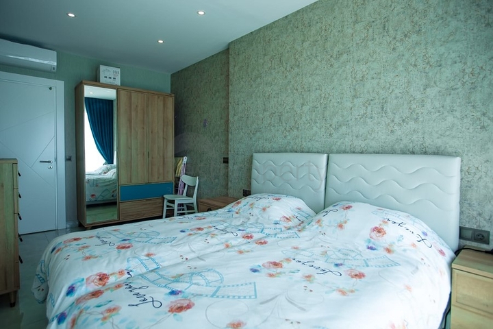 اطلالة بحر مباشرة -مجمع فاخر -شقة مفروشة -في مهموتلار / الانيا 