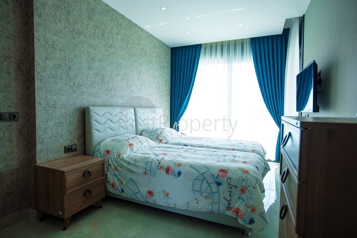 اطلالة بحر مباشرة -مجمع فاخر -شقة مفروشة -في مهموتلار / الانيا 