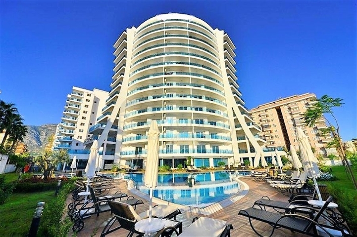 اطلالة بحر مباشرة - مجمع بخدمات 5 نجوم -شقة مفروشة -في مهموتلار / الانيا 