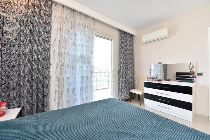 اطلالة بحر مباشرة - مجمع بخدمات 5 نجوم -شقة مفروشة -في مهموتلار / الانيا 