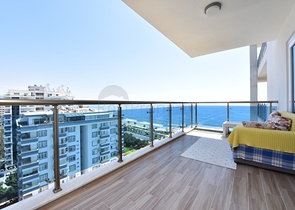 اطلالة بحر مباشرة - مجمع بخدمات 5 نجوم -شقة مفروشة -في مهموتلار / الانيا 