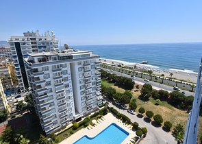 اطلالة بحر مباشرة - مجمع بخدمات 5 نجوم -شقة مفروشة -في مهموتلار / الانيا 