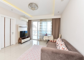 اطلالة بحر مباشرة - مجمع بخدمات 5 نجوم -شقة مفروشة -في مهموتلار / الانيا 