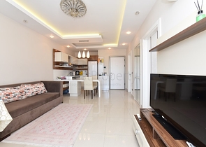 اطلالة بحر مباشرة - مجمع بخدمات 5 نجوم -شقة مفروشة -في مهموتلار / الانيا 