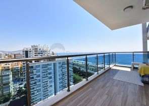 اطلالة بحر مباشرة - مجمع بخدمات 5 نجوم -شقة مفروشة -في مهموتلار / الانيا 