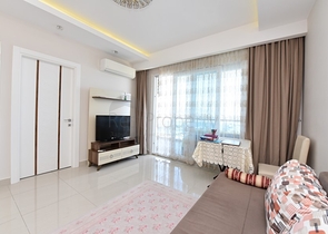 اطلالة بحر مباشرة - مجمع بخدمات 5 نجوم -شقة مفروشة -في مهموتلار / الانيا 