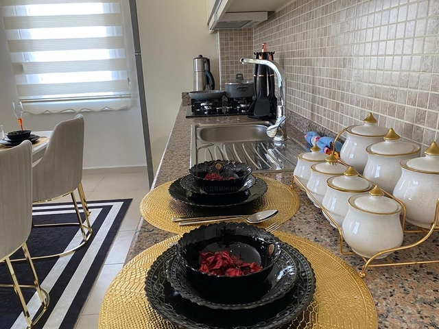 شقة عائلية انيقة -تصميم 1+2 - في مهموتلار / الانيا 