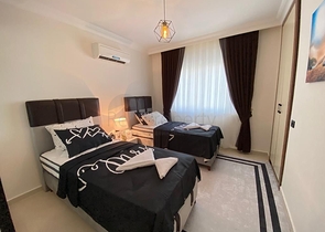 شقة عائلية انيقة -تصميم 1+2 - في مهموتلار / الانيا 