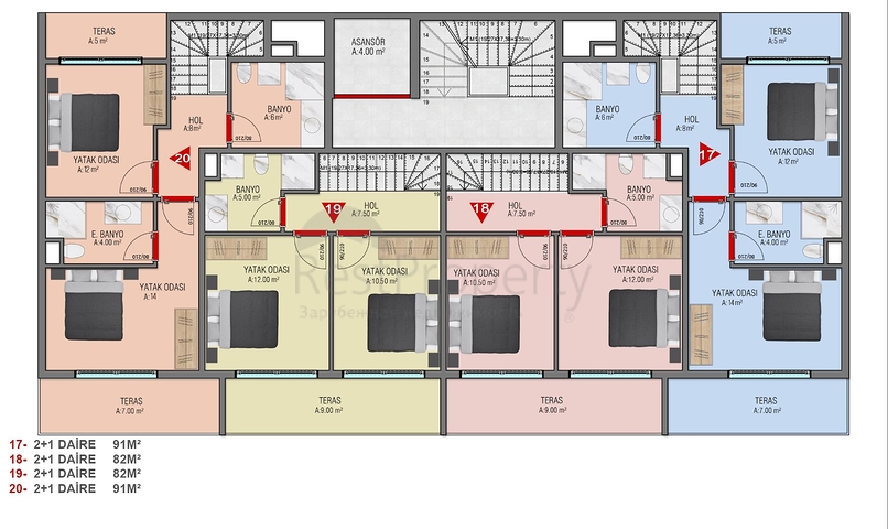 ارخص الاسعار في سوق العقارات - شقق بالاقساط ضمن مجمع في افسلار / الانيا 