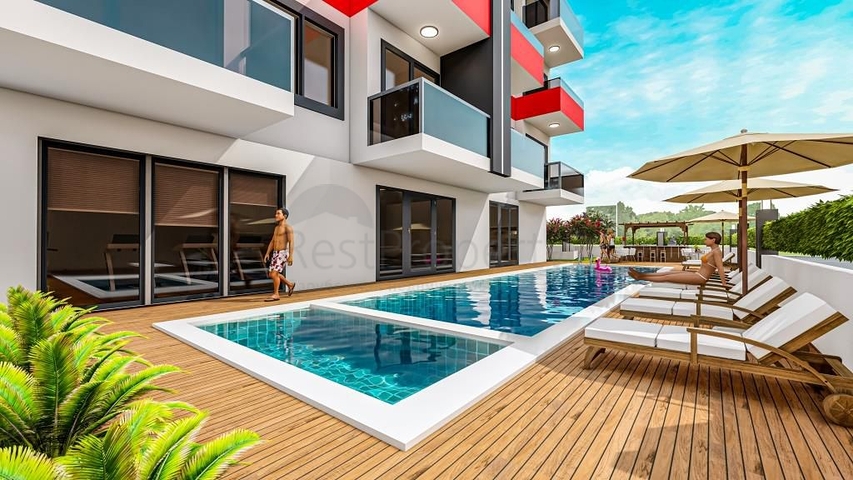 ارخص الاسعار في سوق العقارات - شقق بالاقساط ضمن مجمع في افسلار / الانيا 