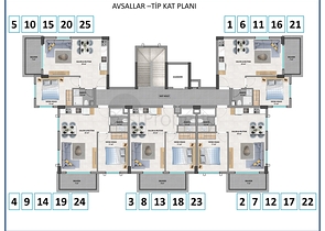 اسعار منافسة - دفعات بالاقساط - مجمع قيد الانشاء في افسلار / الانيا 