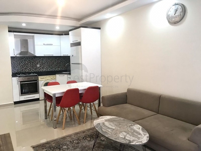 شقة غرفة وصالة - مفروشة - ضمن مجمع انيق - مهموتلار / الانيا 