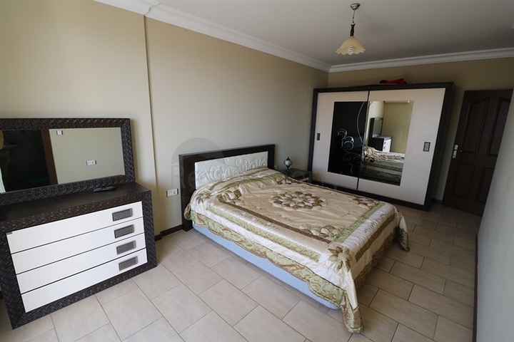 اطلالة بحر -طابق مرتفع - شقة 2 غرفة وصالة -في مهموتلار / الانيا 