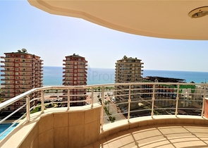 اطلالة بحر -طابق مرتفع - شقة 2 غرفة وصالة -في مهموتلار / الانيا 