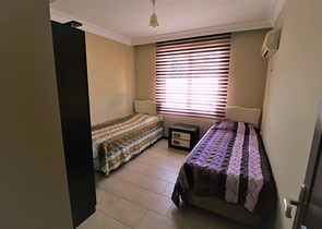 اطلالة بحر -طابق مرتفع - شقة 2 غرفة وصالة -في مهموتلار / الانيا 