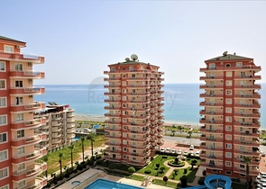 اطلالة بحر -طابق مرتفع - شقة 2 غرفة وصالة -في مهموتلار / الانيا 